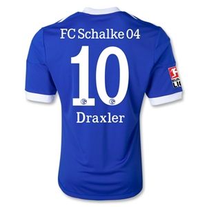 adidas Schalke 04 12/13 DRAXLER Home Soccer Jersey