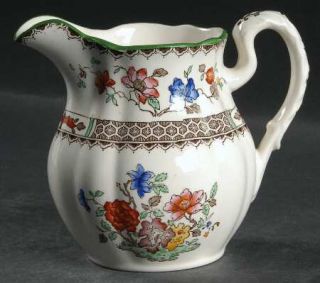 Spode Chinese Rose Creamer, Fine China Dinnerware   Imperialware, Floral, Green
