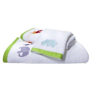 Hippo 3 Piece Towel Set