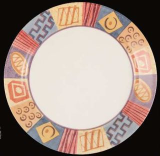 Corning Tribal Dinner Plate, Fine China Dinnerware   Corelle,Blue,Mustard,Blue R
