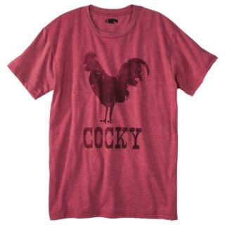Mens Rooster Graphic Tee   Cardinal Red XL